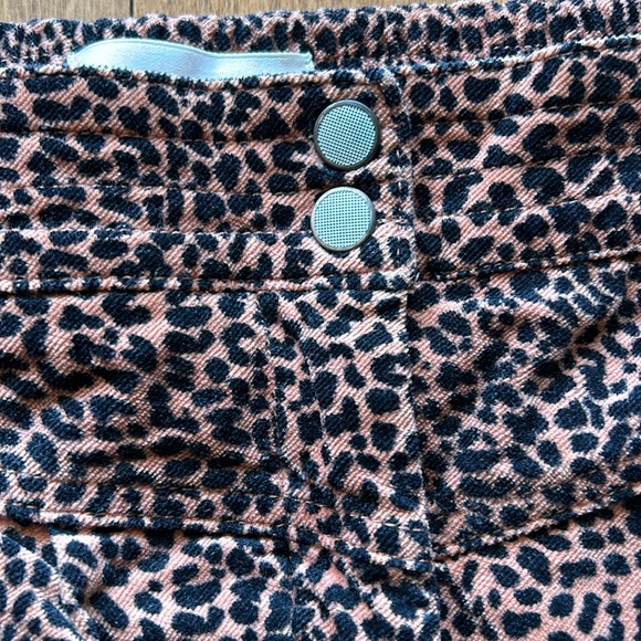 Leopard print Anthropology pants sz XS - Picture 3 of 5